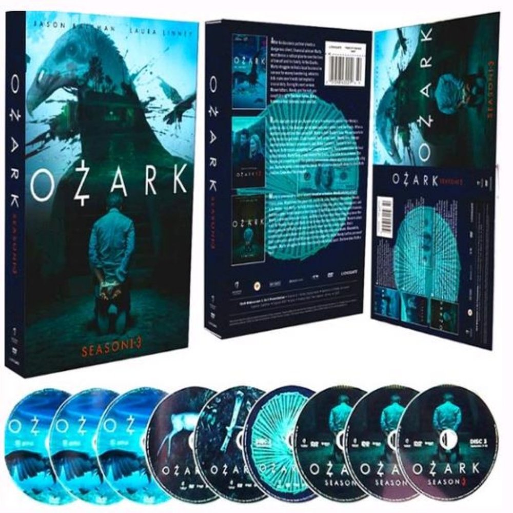 Ozark: Seasons 1-3 1 2 3 ( 9-Discs, Box Set, DVD, Region 1) Brand New US Seller